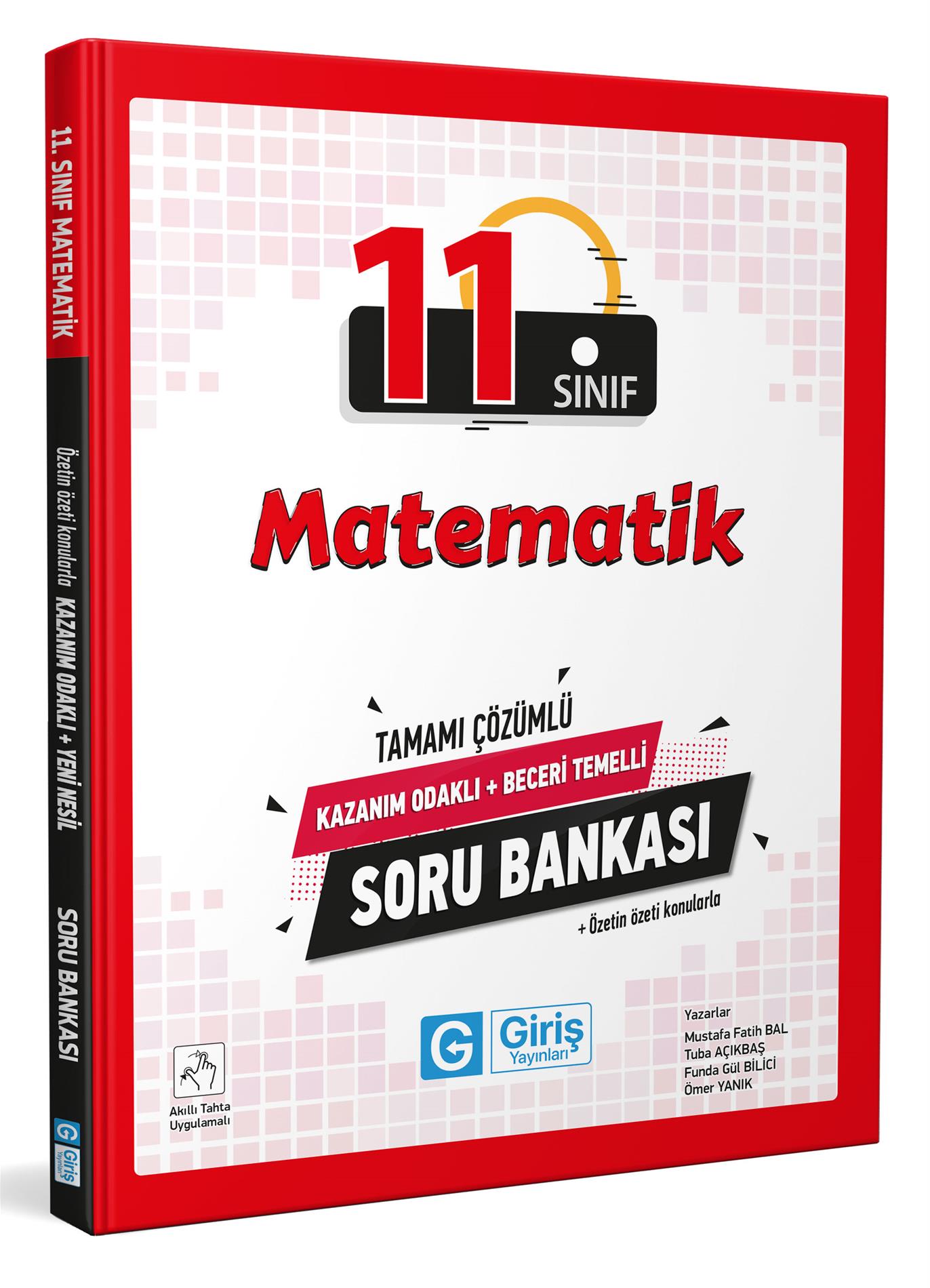 11. Sınıf Matematik Kazanım Odaklı ve Beceri Temelli Soru Bankası