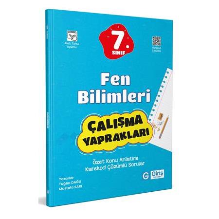 7. Sınıf Fen Bilimleri Çalışma Yaprakları