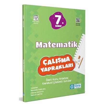 7. Sınıf Matematik Çalışma Yaprakları