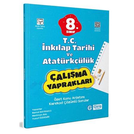 8. Sınıf T.C. İnkılap Tarihi ve Atatürkçülük Çalışma Yaprakları