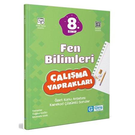 8. Sınıf Fen Bilimleri Çalışma Yaprakları