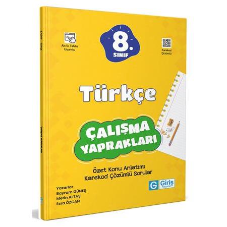 8. Sınıf Türkçe Çalışma Yaprakları
