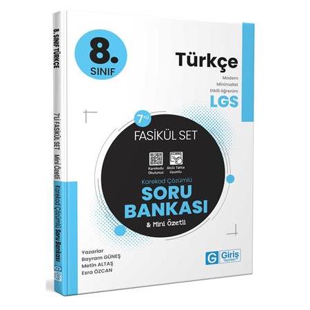 8. Sınıf Türkçe LGS 7'li Fasikül Set Soru Bankası