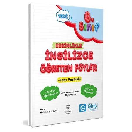 6. Sınıf İngilizce Öğreten Föyler